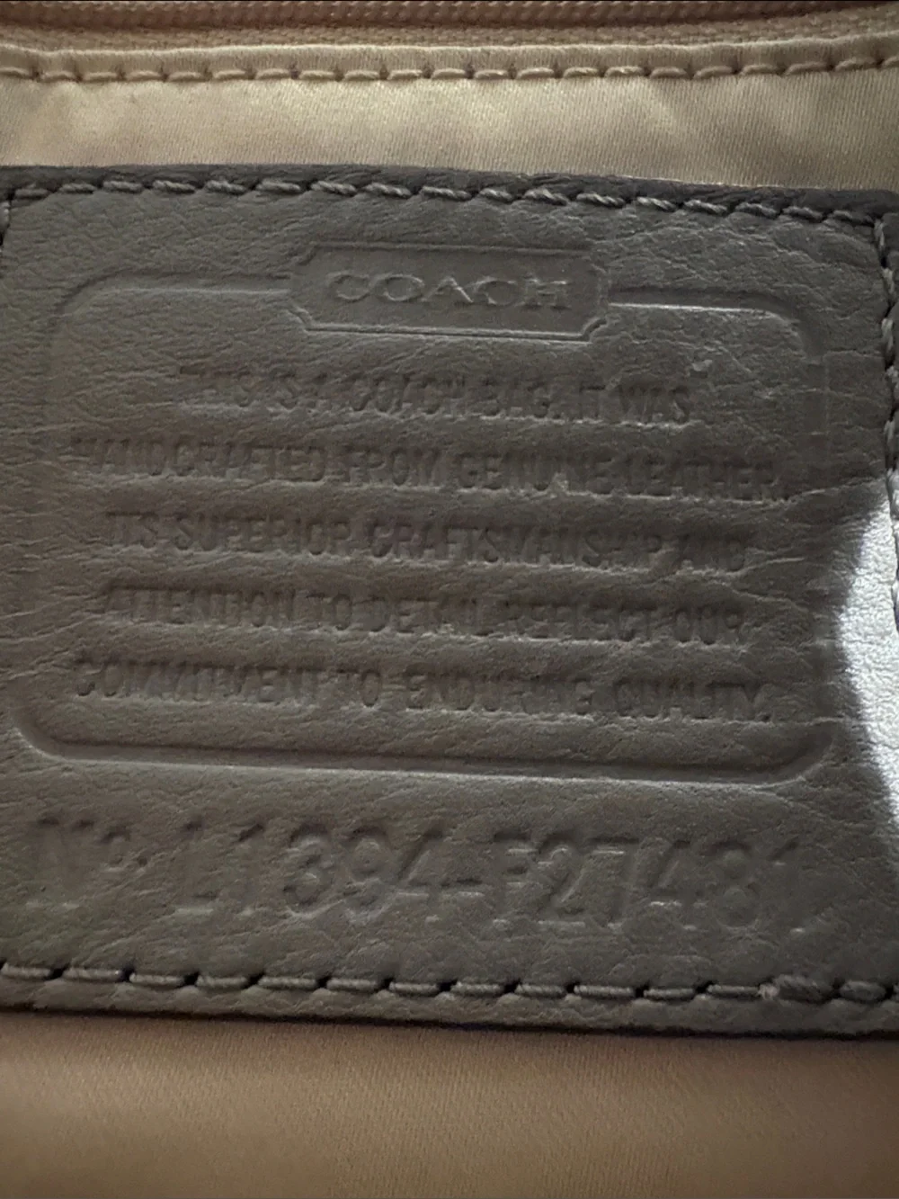 Coach Leather Flap Crossbody in Dusty Mauve - Picture 2 of 8